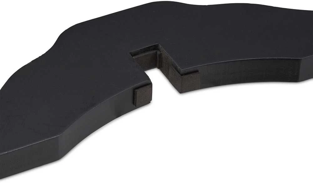 Relaxdays Apsauginiai varteliai, 92x154x30 cm, juoda, MDF