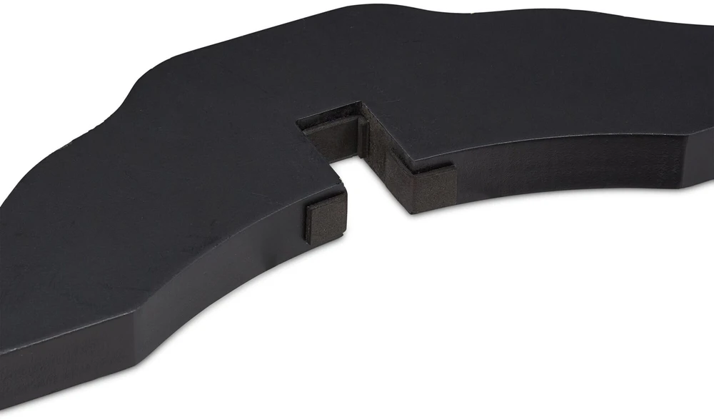 Relaxdays Apsauginiai varteliai, 92x154x30 cm, juoda, MDF