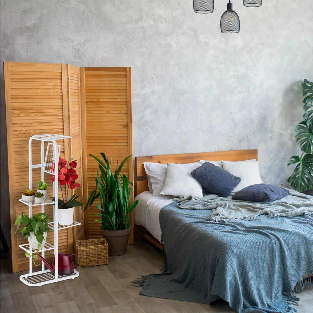 Relaxdays Metalinis augalų stovas 6 lygių