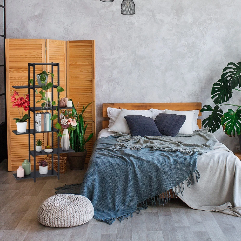 Relaxdays Didelis augalų stovas su 6 lygiais