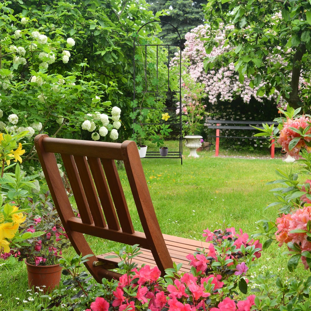 Relaxdays Gėlių stovas su grotelėmis