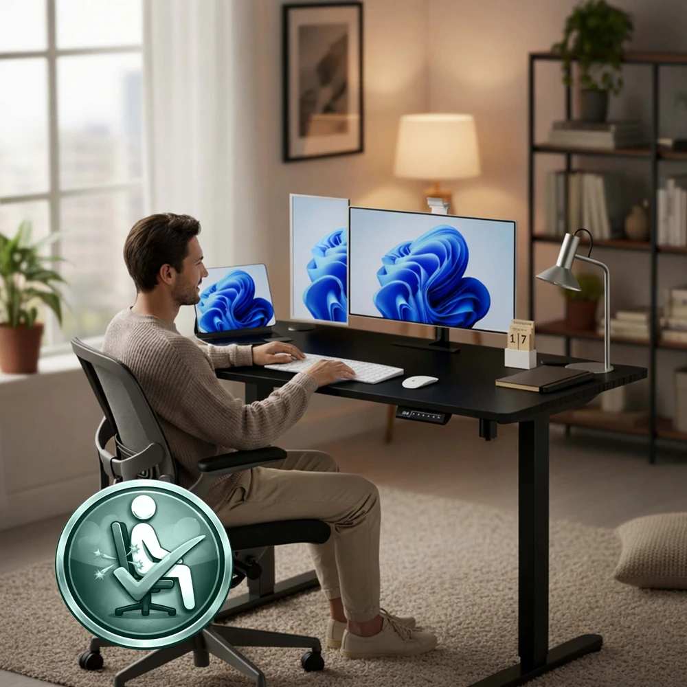 Relaxdays Reguliuojamo aukščio stalas