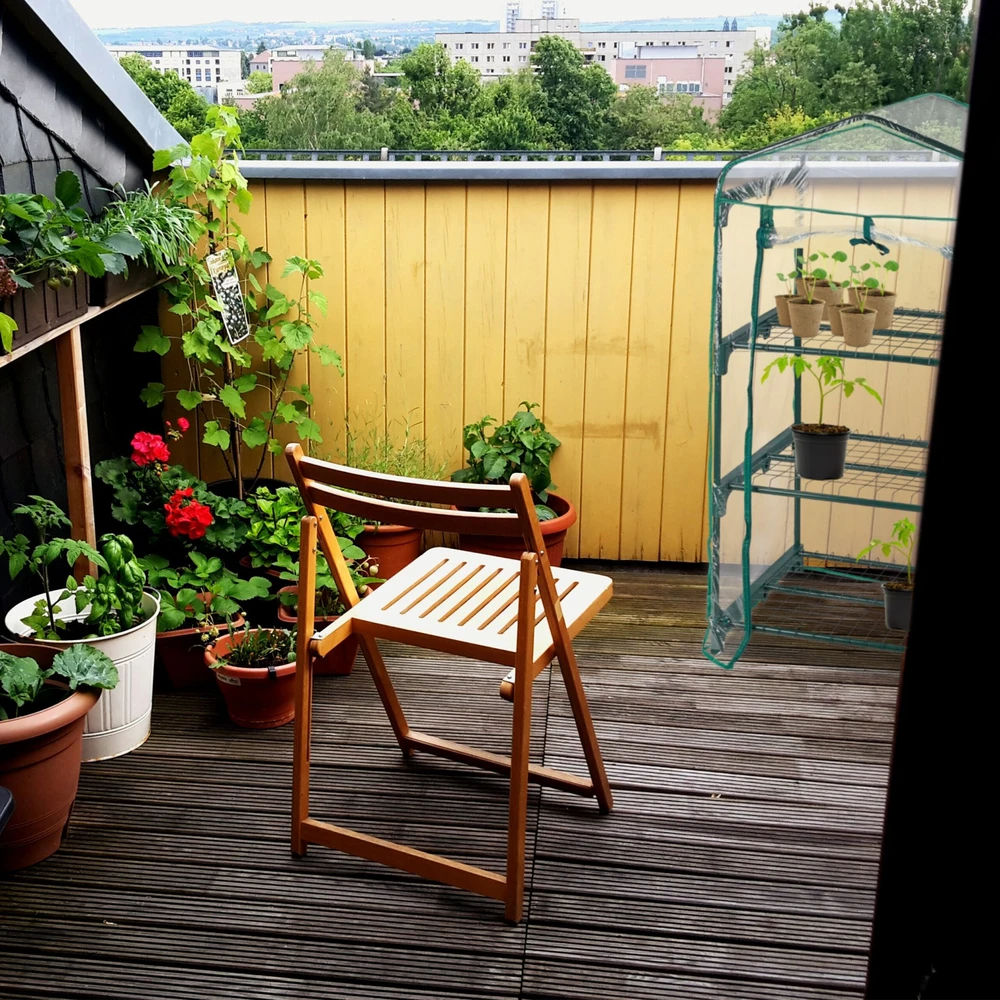Relaxdays Balkoninis šiltnamis su PVC plėvele