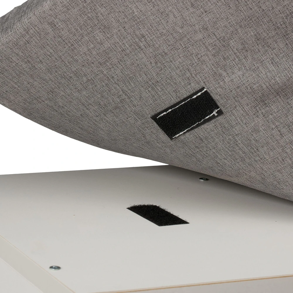 Relaxdays Batų suoliukas su paminkštinta sėdyne