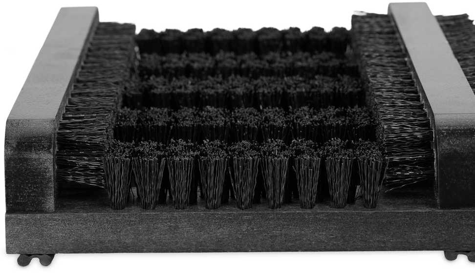Relaxdays Batų valytuvas, 5.5x36x26 cm, juoda, mediena