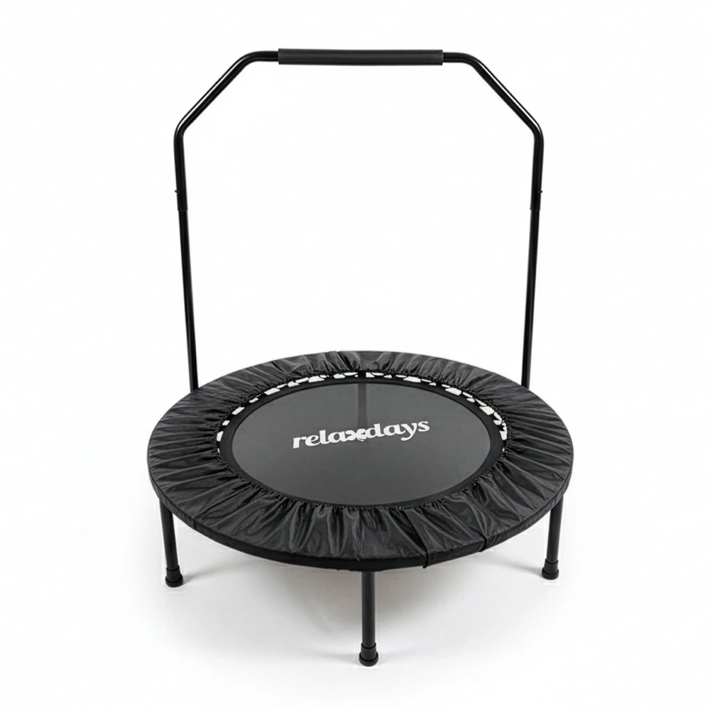 Relaxdays Tramplynas su apsauginiu turėklu Ø 102 cm