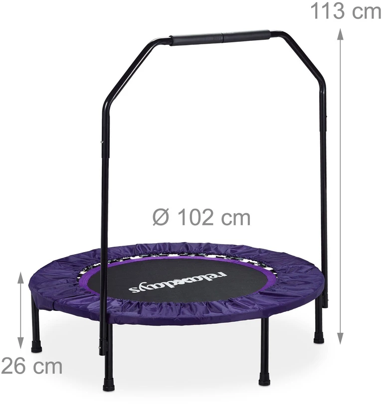 Relaxdays Batutas su saugos rankena Ø 102 cm