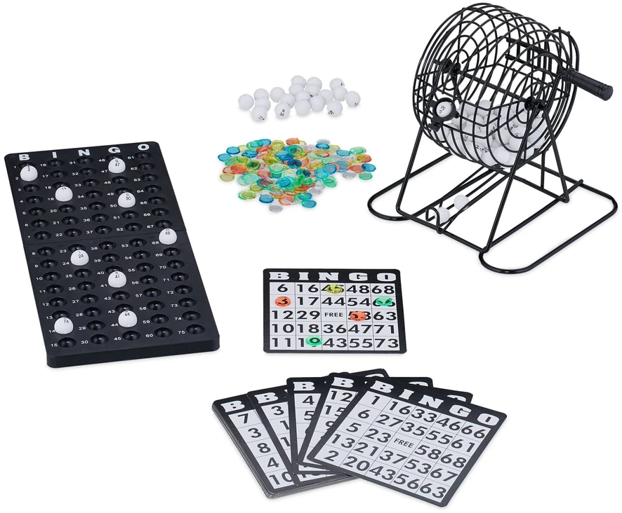Relaxdays Bingo žaidimas vaikams ir suaugusiesiems