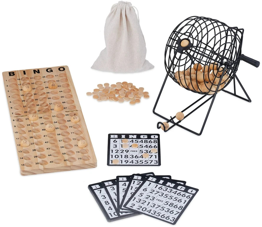 Relaxdays Medinis bingo žaidimas