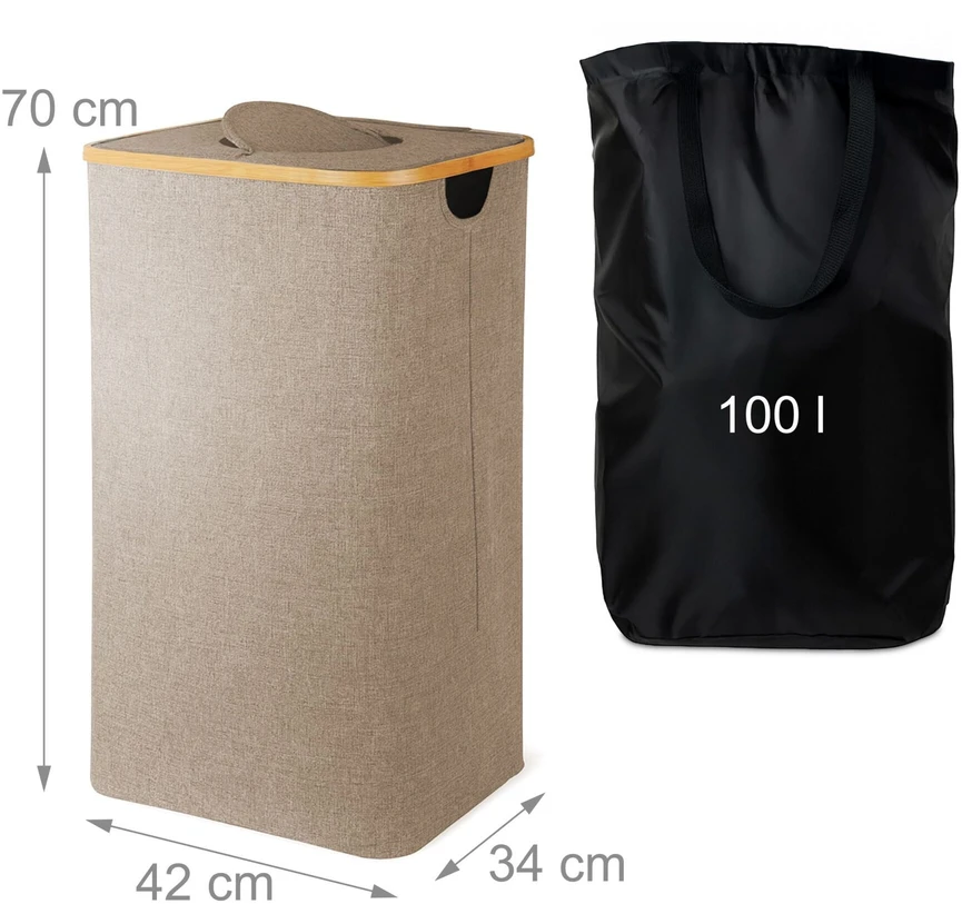 Relaxdays Taros butelių surinktuvas 100L