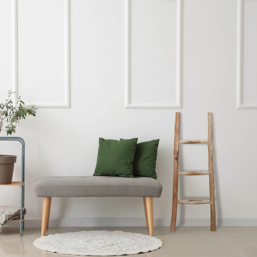 Relaxdays Dekoratyvinės kopėčios iš kaštono medienos L