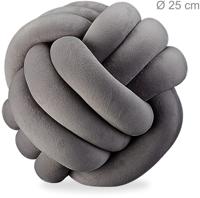 Relaxdays Dekoratyvinė pagalvėlė, pintinė, 25 cm
