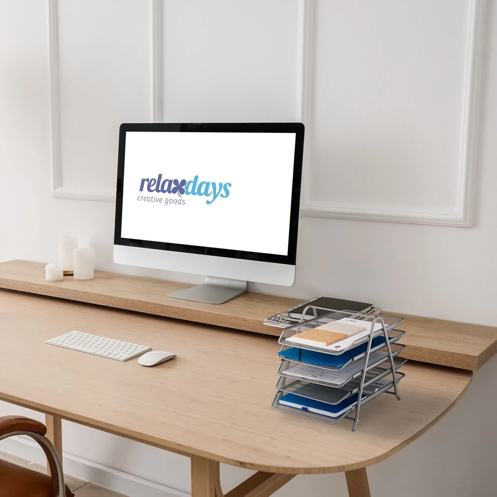 Relaxdays Dokumentų dėklas su 5 skyriais