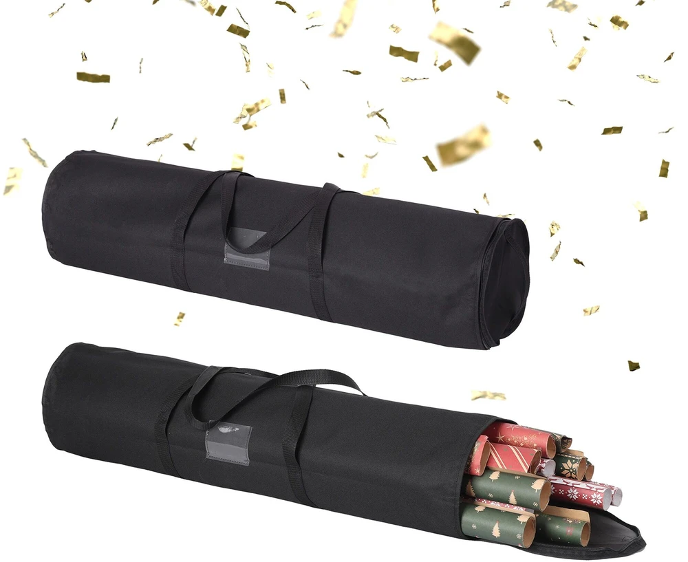 Relaxdays Dovanų pakavimo popieriaus laikymo krepšiai, 2 vnt. rinkinys