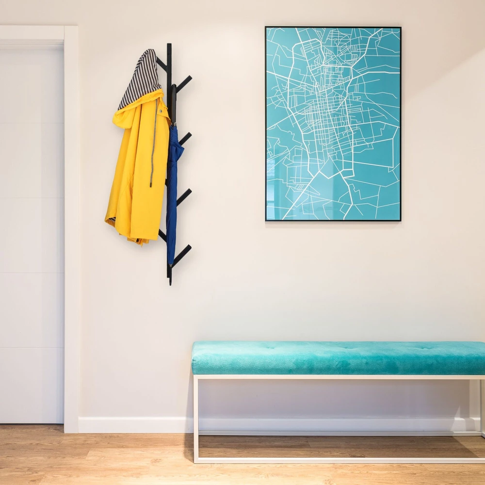 Lova Relaxdays Drabužių kabykla su 8 kabliukais
