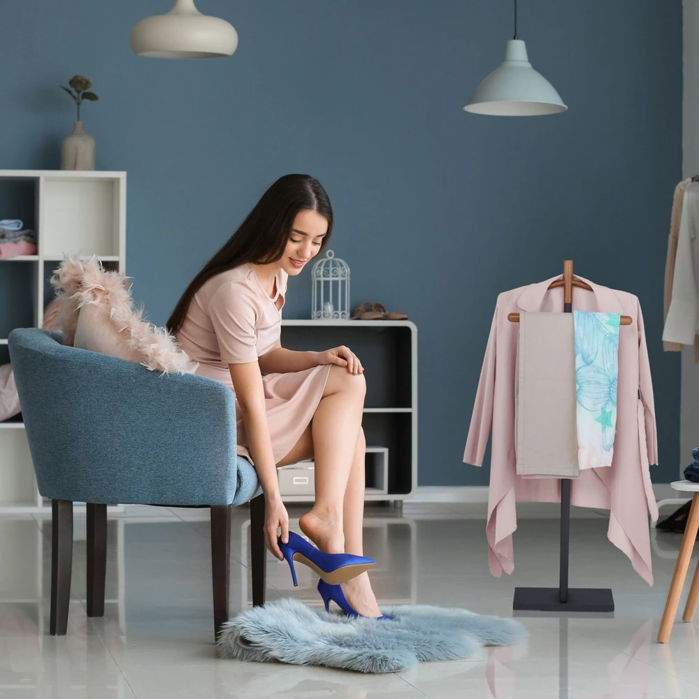 Relaxdays Laisvai pastatoma drabužių kabykla