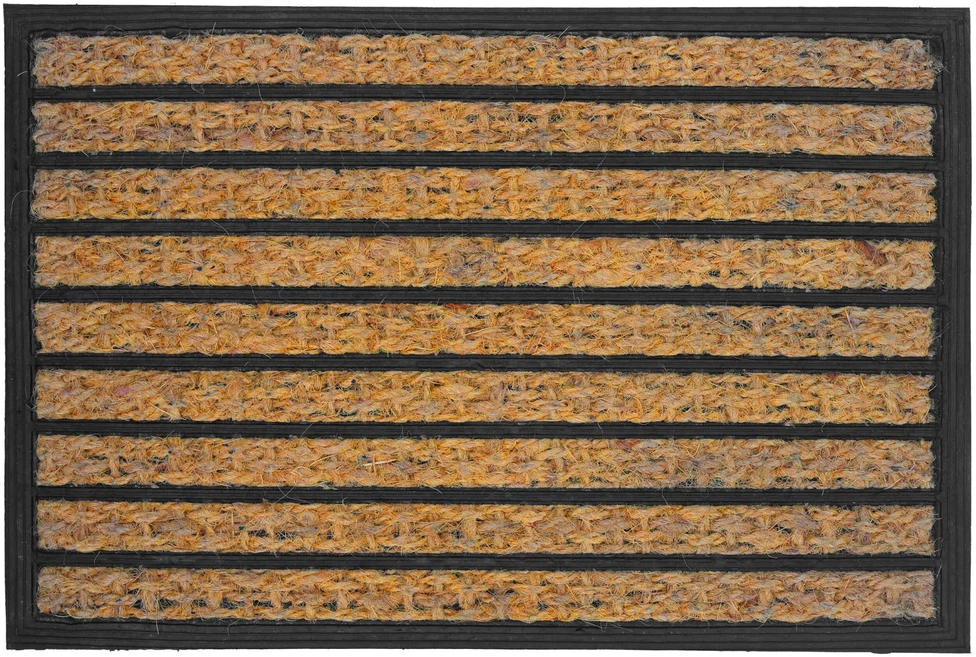 Relaxdays Kokosinio pluošto ir PVC durų kilimėlis, 60 x 40 cm