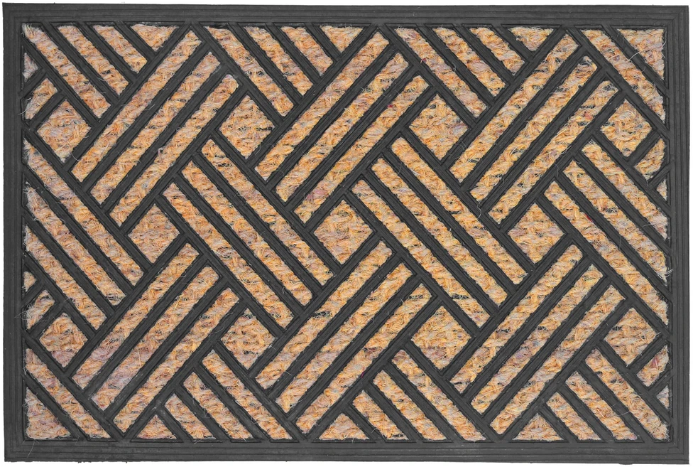 Relaxdays Kokoso pluošto ir PVC durų kilimėlis, 60 x 40 cm