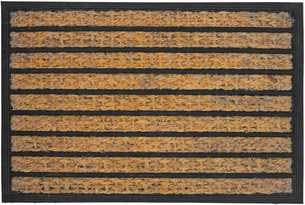 Relaxdays Kokosinio pluošto ir PVC durų kilimėlis, 60 x 40 cm