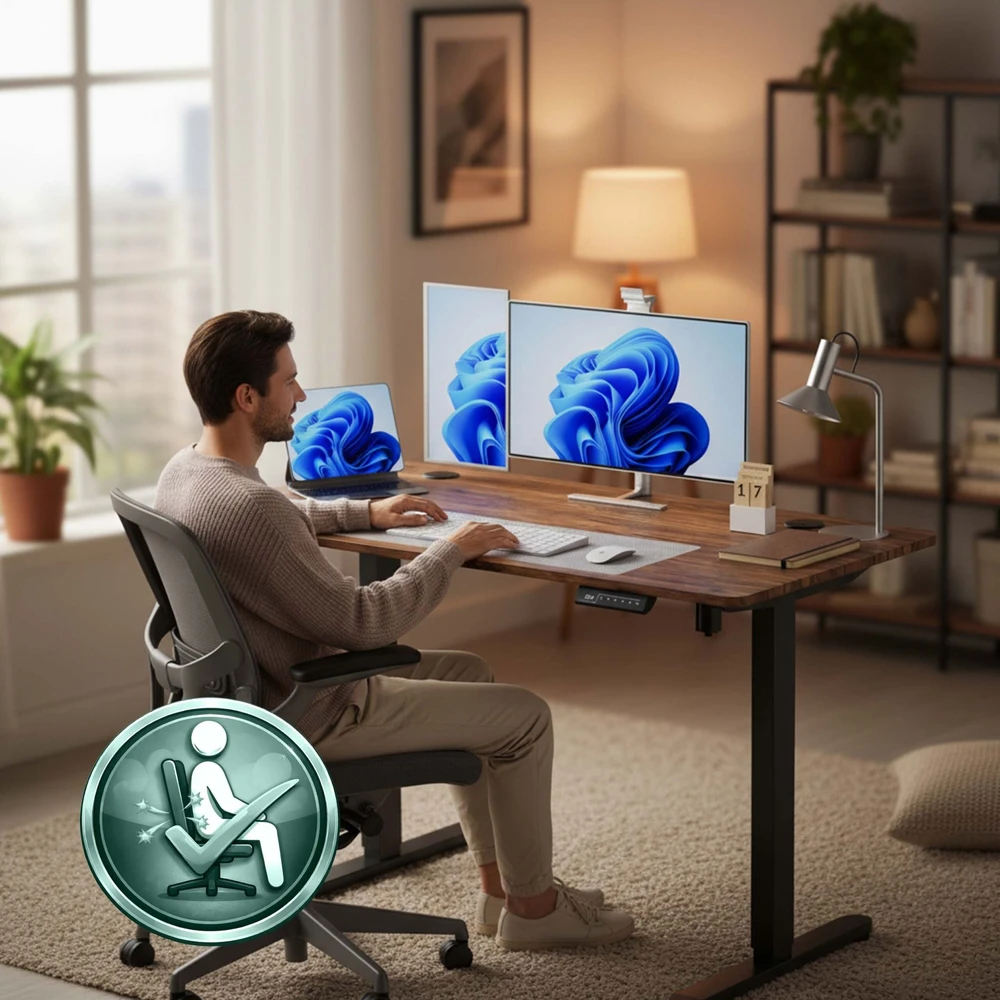 Relaxdays Reguliuojamo aukščio stalas