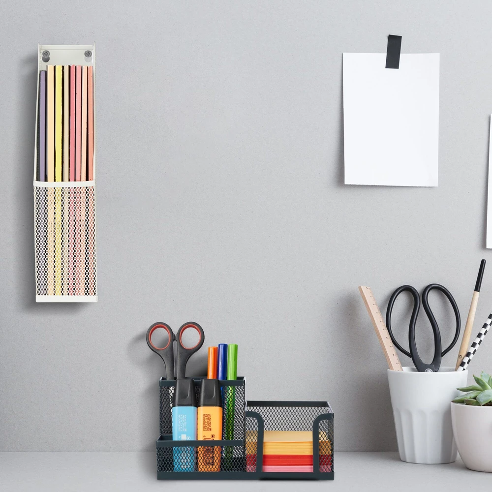 Relaxdays Vertikalus dokumentų laikiklis, tinklinio dizaino