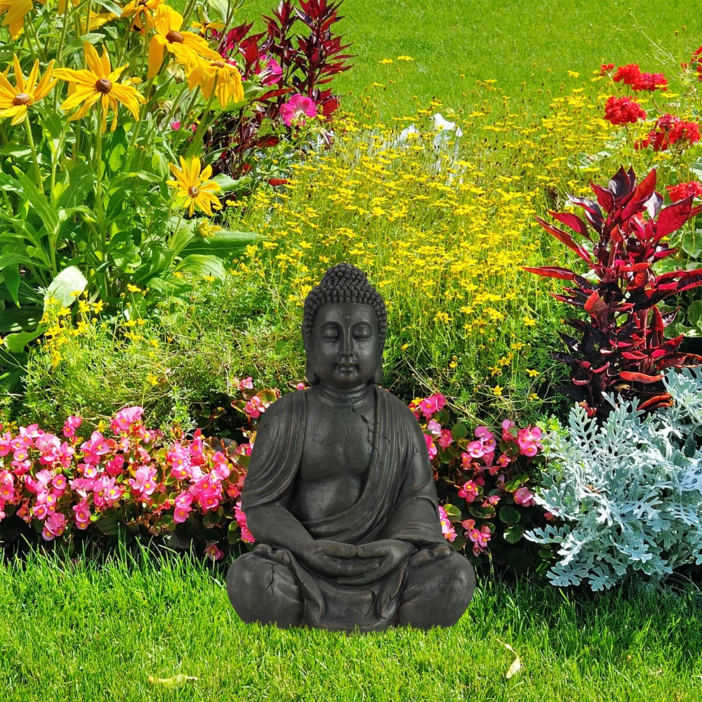 Relaxdays Budos figūrėlė iš keramikos 70 cm