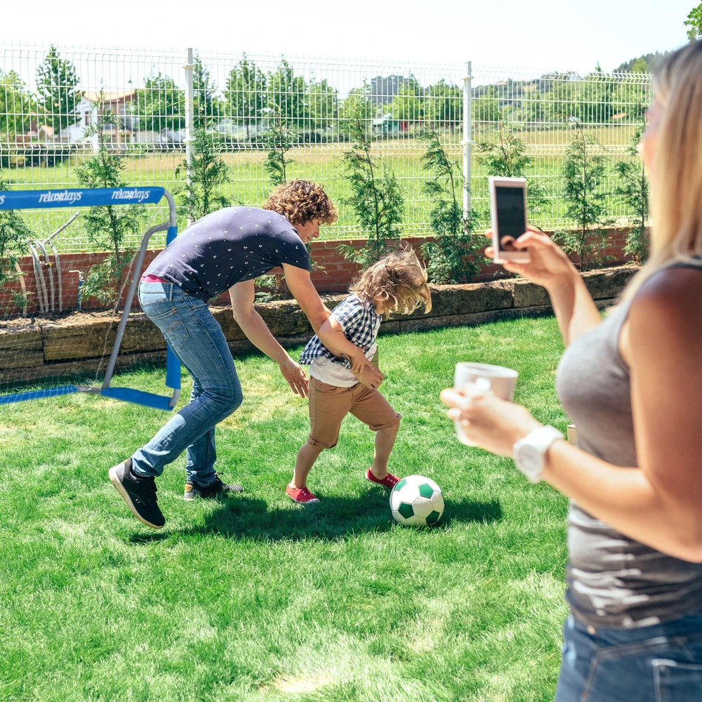 Relaxdays Mėlyni futbolo vartai