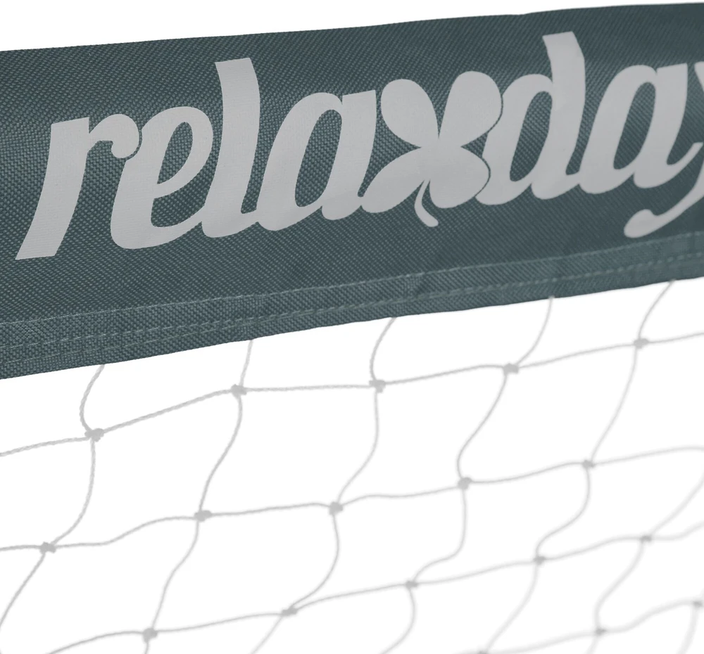 Relaxdays 2 futbolo vartų rinkinys pilkos spalvos