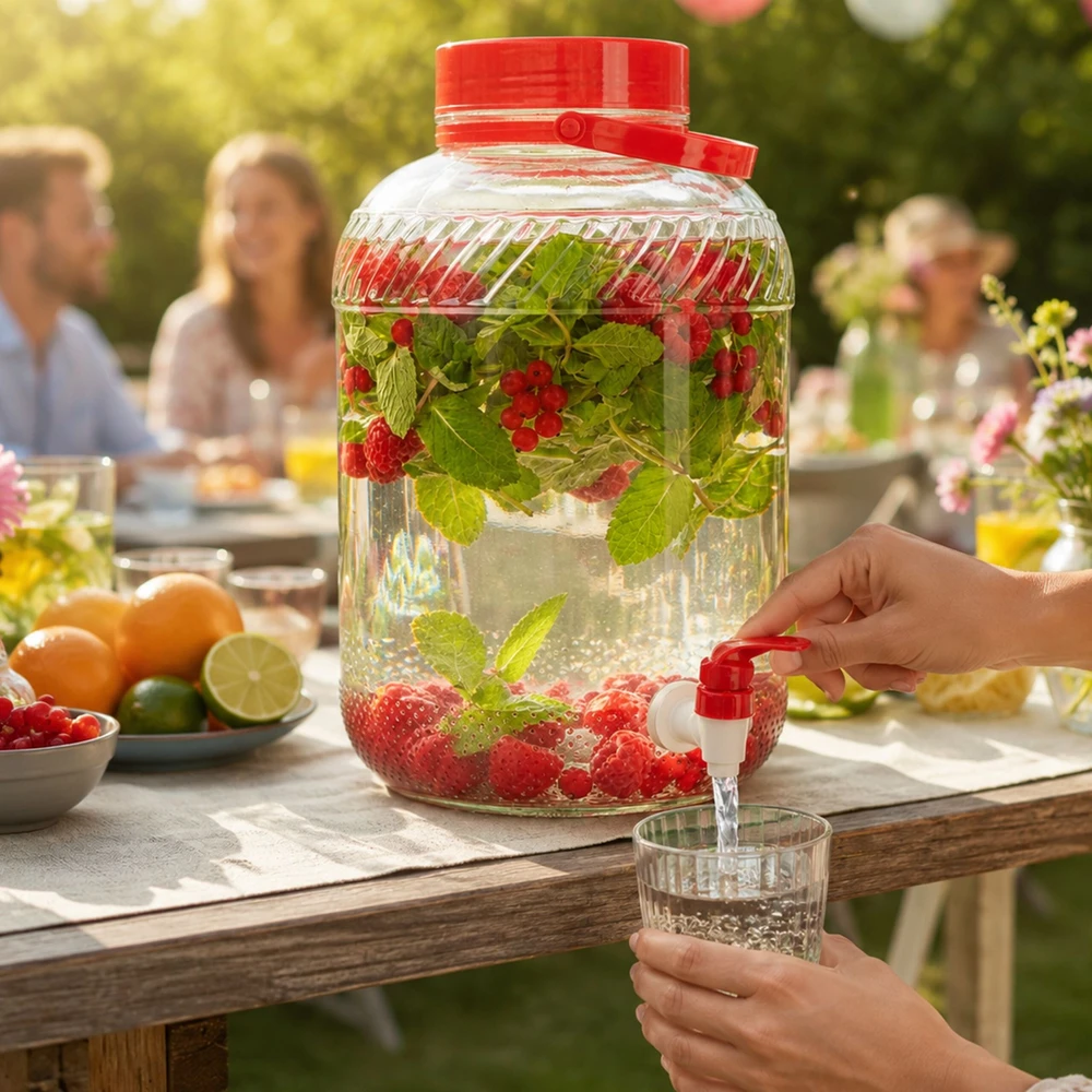 Gertuvė Relaxdays Šaltų gėrimų dozatorius, 10 L