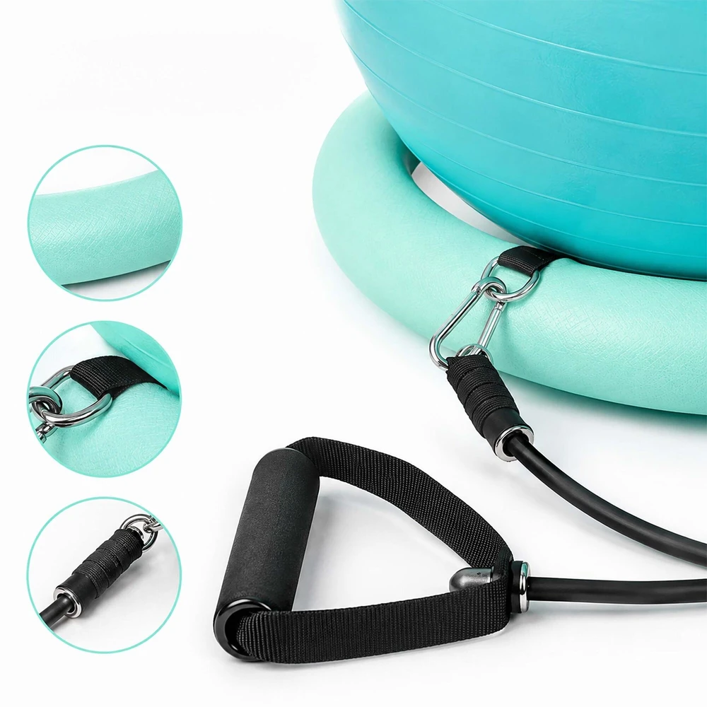 Relaxdays Gimnastikos kamuolio rinkinys su priedais