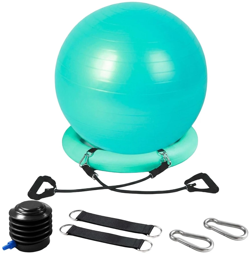 Relaxdays Gimnastikos kamuolio rinkinys su priedais