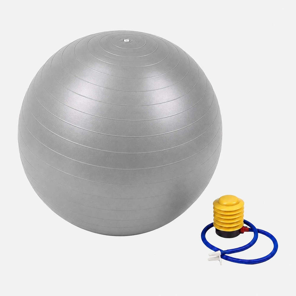 Relaxdays Gimnastikos kamuolys su pompa, PVC