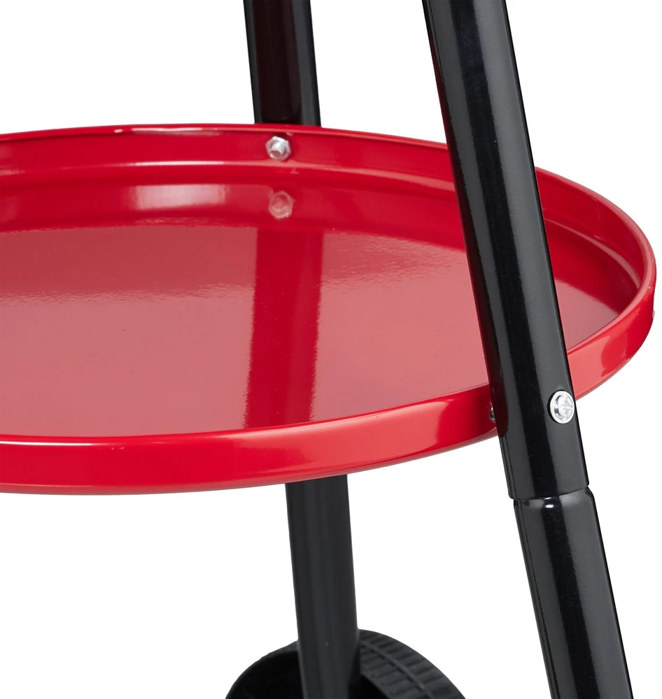 Relaxdays Anglinė kepsninė su ratukais Ø 42 cm