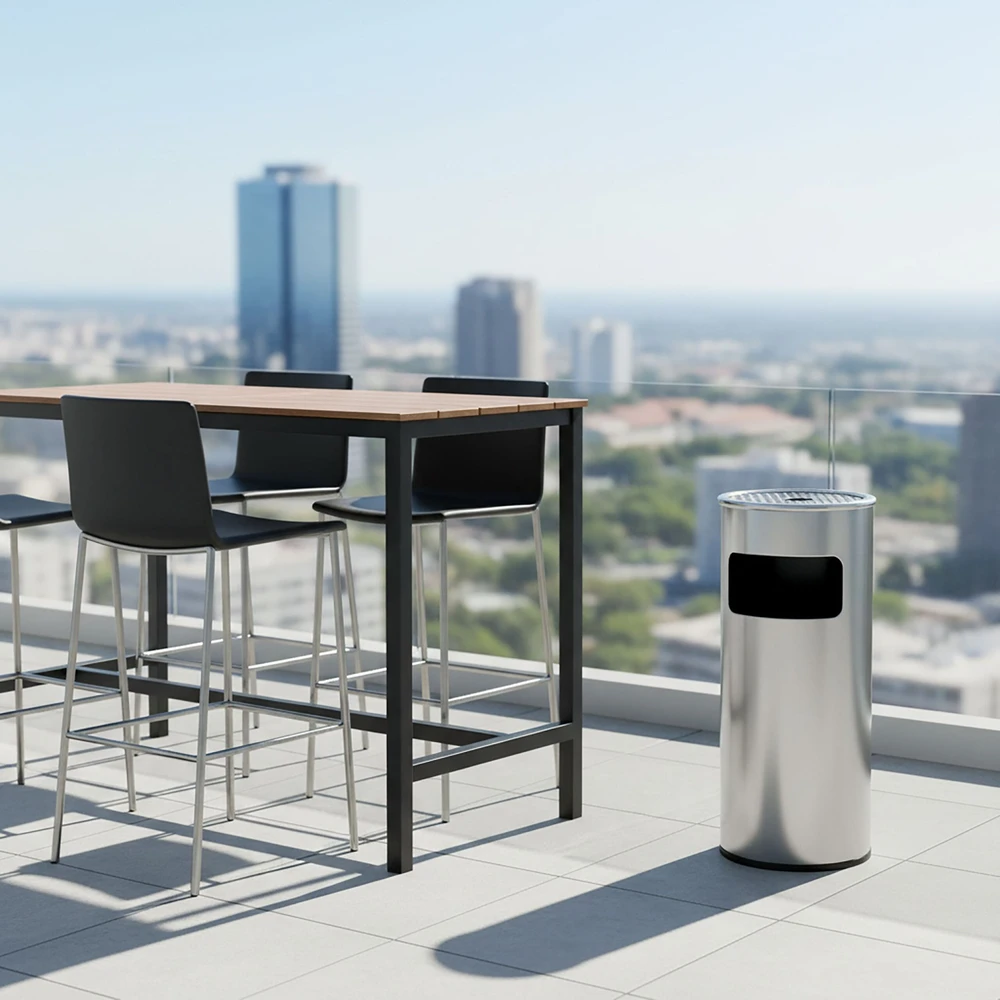 Relaxdays Pastatoma peleninė su 30 litrų vidiniu kibiru
