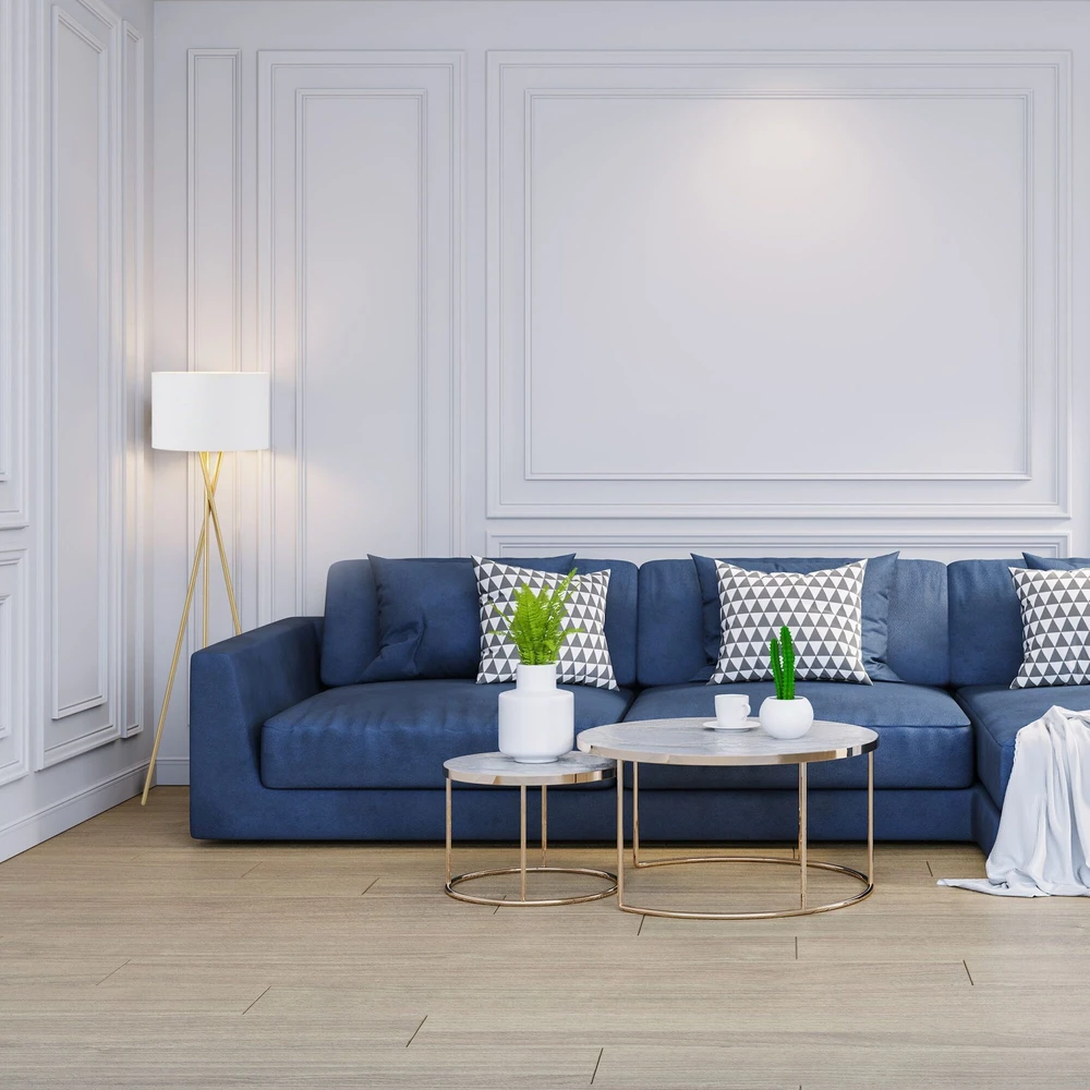 Relaxdays Trikojis grindinis šviestuvas baltos ir auksinės spalvos