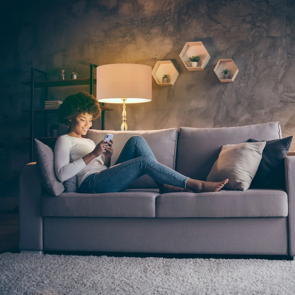 Relaxdays Pastatomas šviestuvas svetainei smėlio spalvos