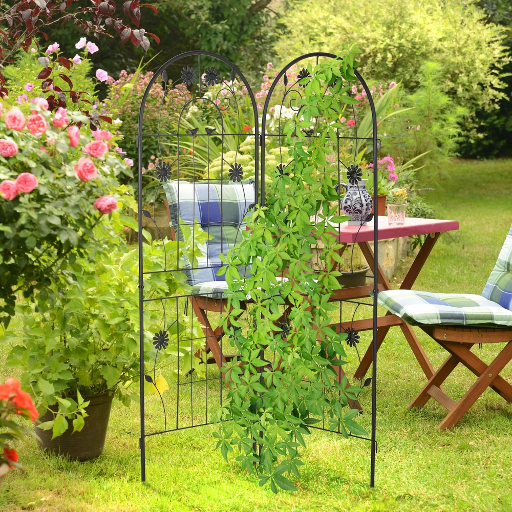 Relaxdays 150 cm Treliažo rinkinys, 2 vnt.