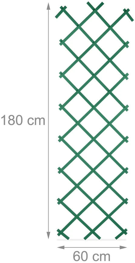 Relaxdays 180 cm Išskleidžiamos grotelės (3 vnt. rinkinys)