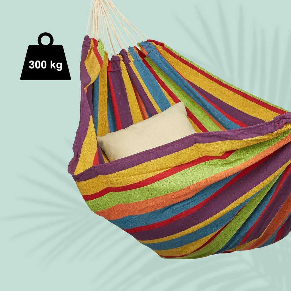 Relaxdays Medvilninis hamakas XXL