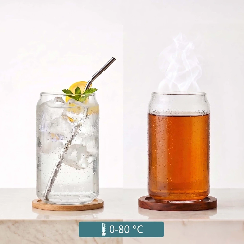 Gertuvė Relaxdays 480 ml didelė aukšta stiklinė