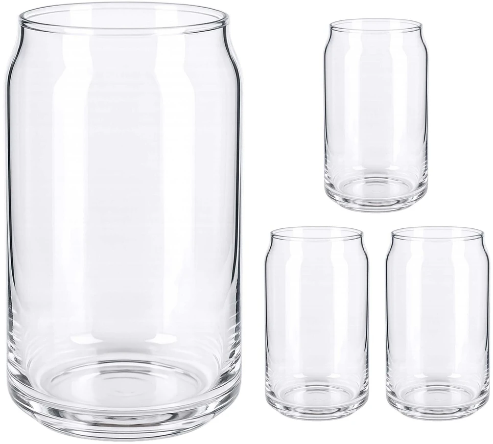 Gertuvė Relaxdays 480 ml didelė aukšta stiklinė
