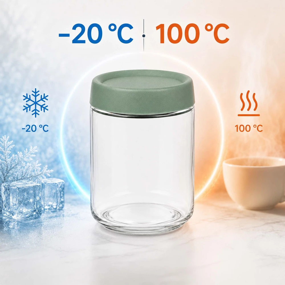 Relaxdays 4 uogienių stiklainių rinkinys, 450 ml