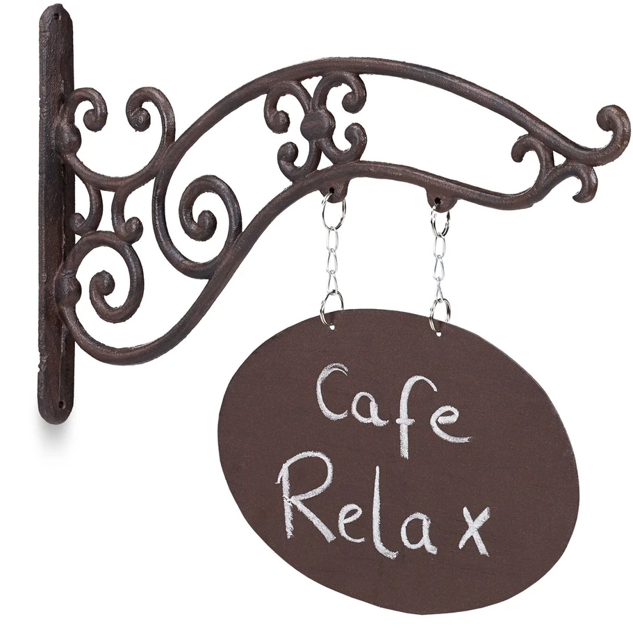 Relaxdays Kabantis kreidos lenta, 32x43x3 cm, ruda