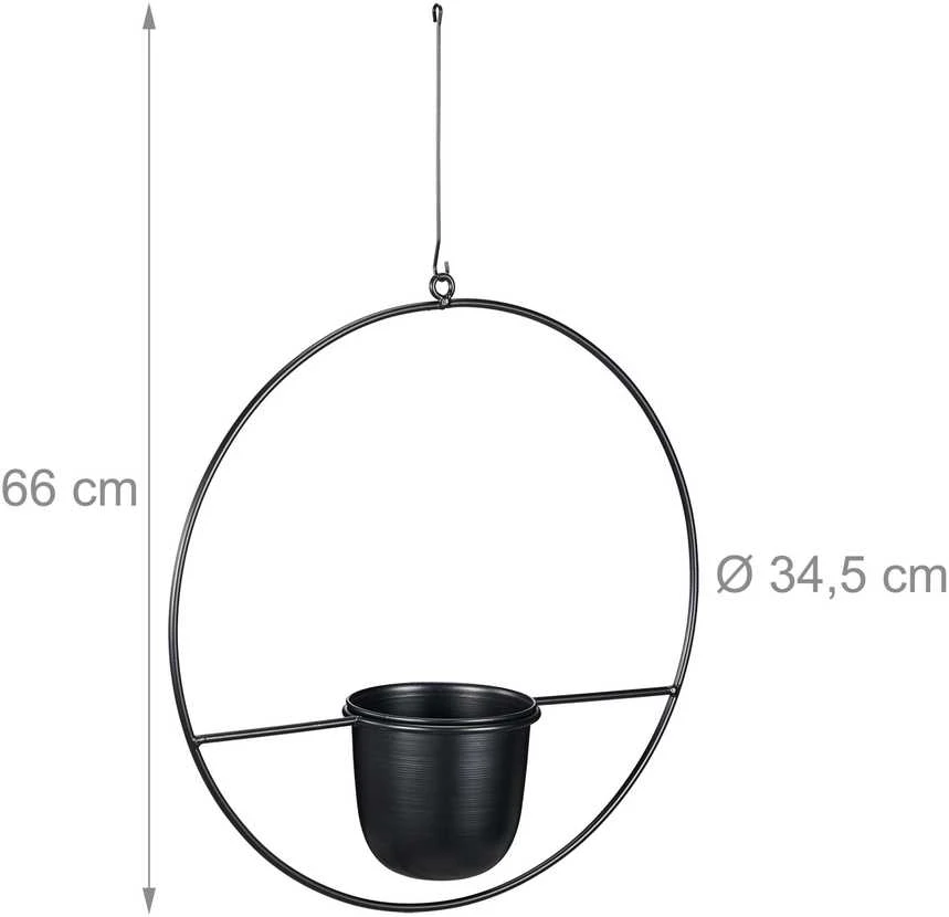 Relaxdays 2 dalių pakabinamų krepšelių rinkinys