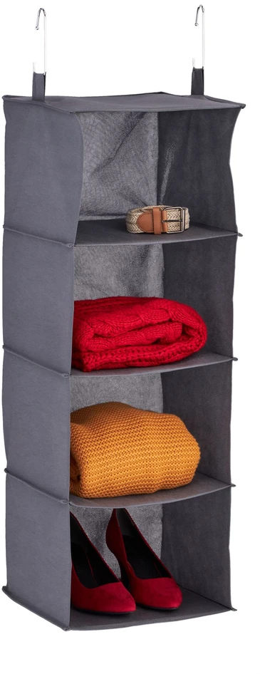 Relaxdays Kabinama lentyninė spintos organizatorė, 4 skyriai