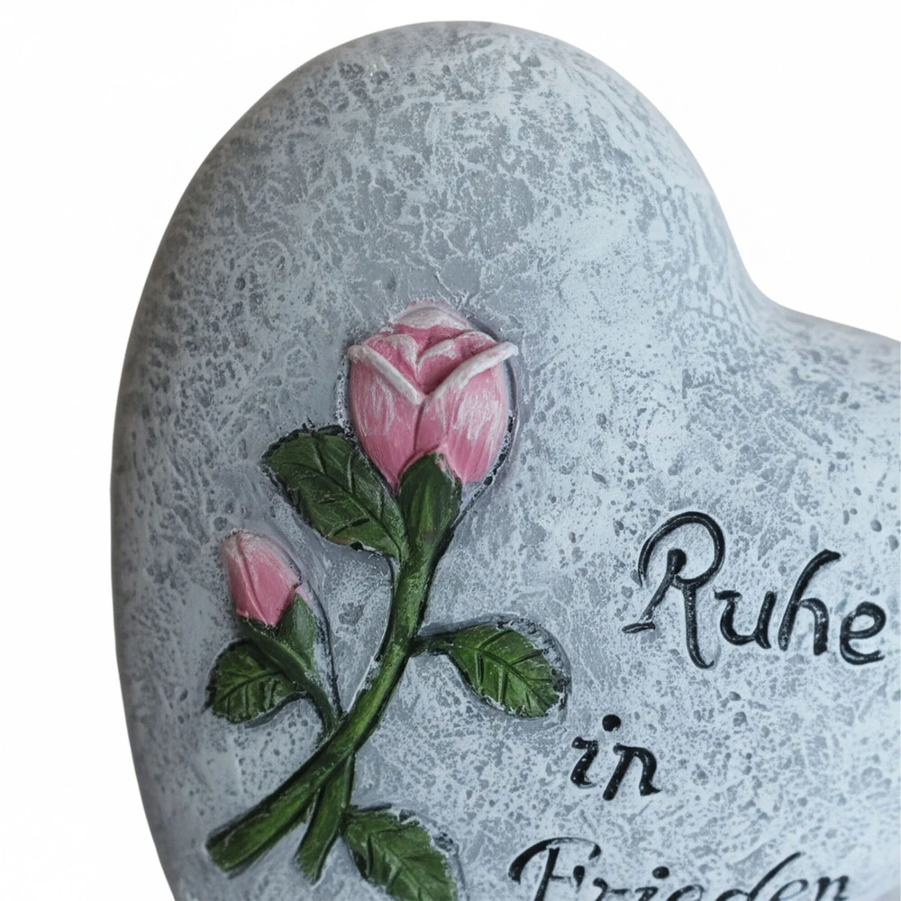 Relaxdays Kapo širdies formos ornamentas „Rest in Peace“