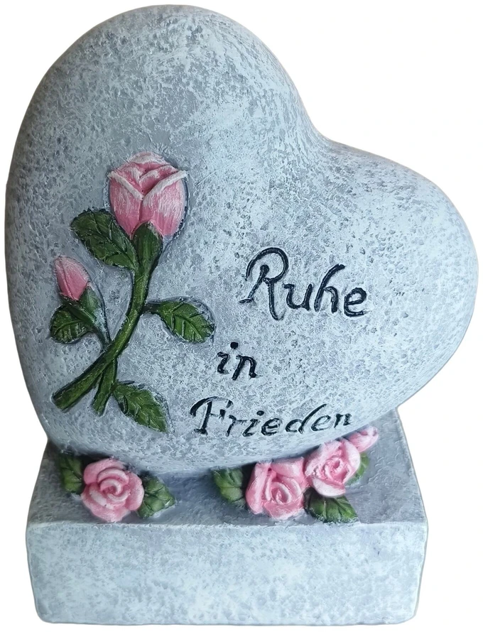 Relaxdays Kapo širdies formos ornamentas „Rest in Peace“