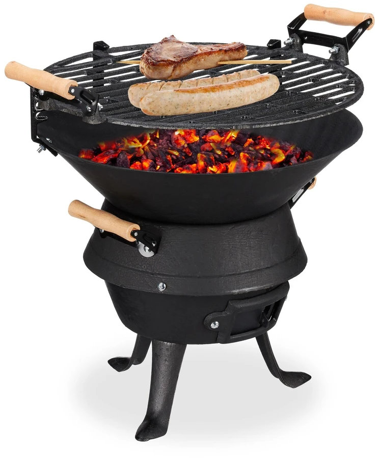 Relaxdays Ketaus BBQ grilis