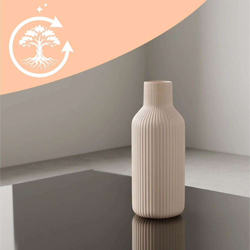 Relaxdays Keramikiniai vazos rinkinys, 3 vnt., 20x9 cm, 18x7.5 cm, 14.5x6.5 cm
