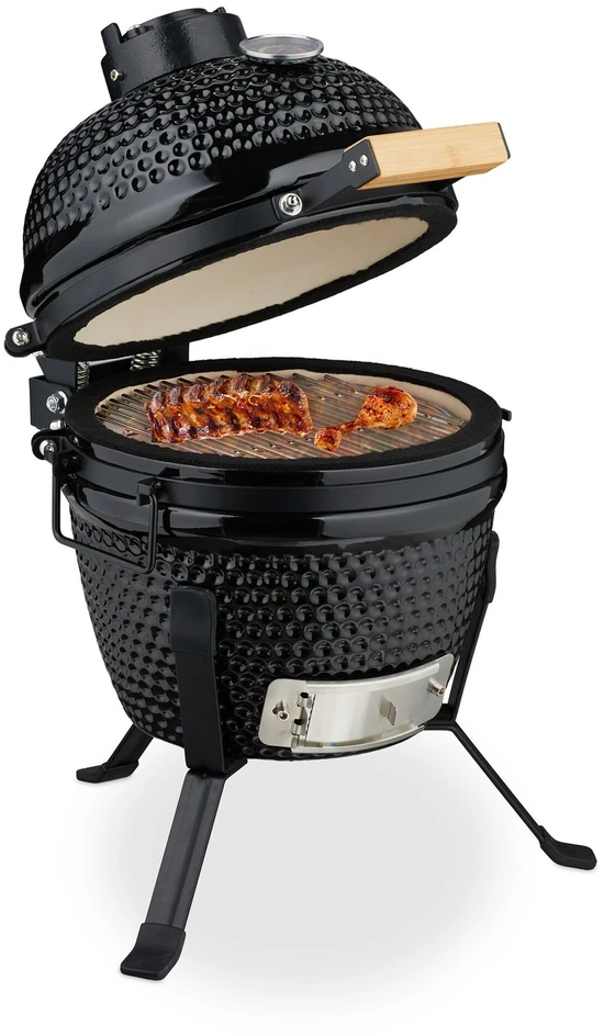 Relaxdays Keraminė Kamado kepsninė